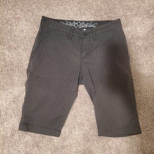 CCS Shorts - Black Pinstripe - SZ 28 - Rare Vintage